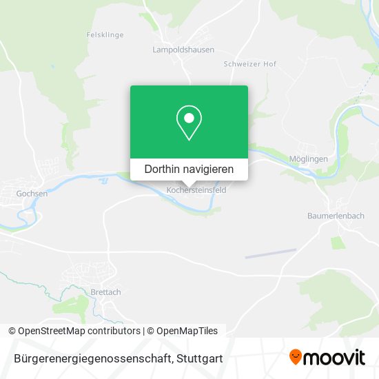 Bürgerenergiegenossenschaft Karte