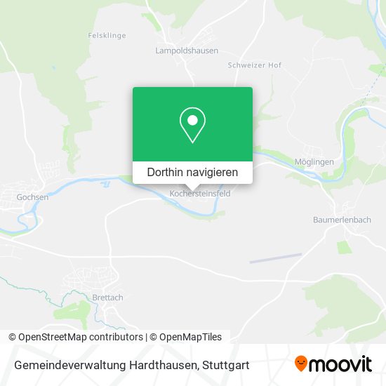 Gemeindeverwaltung Hardthausen Karte