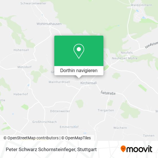 Peter Schwarz Schornsteinfeger Karte