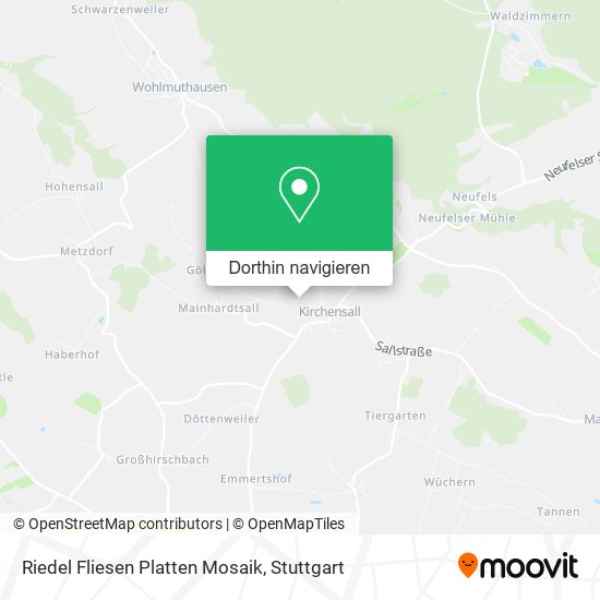 Riedel Fliesen Platten Mosaik Karte