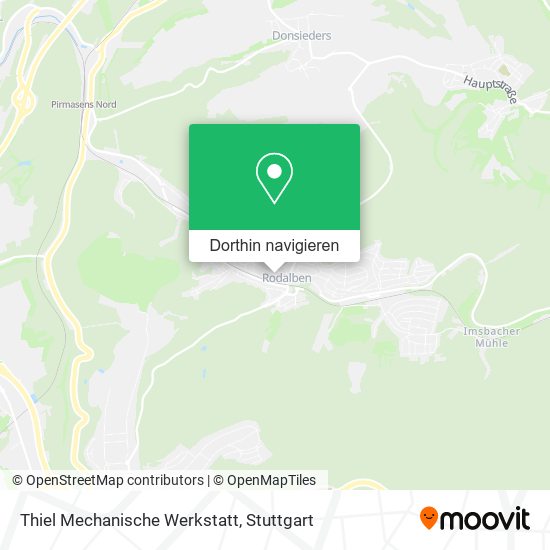 Thiel Mechanische Werkstatt Karte
