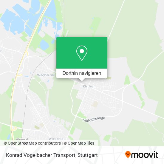 Konrad Vogelbacher Transport Karte