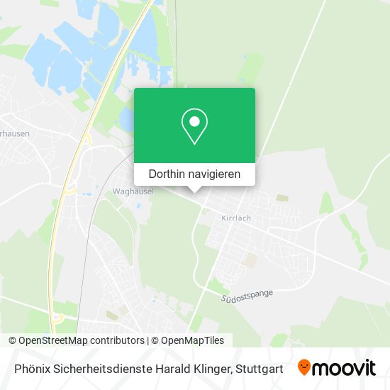 Phönix Sicherheitsdienste Harald Klinger Karte