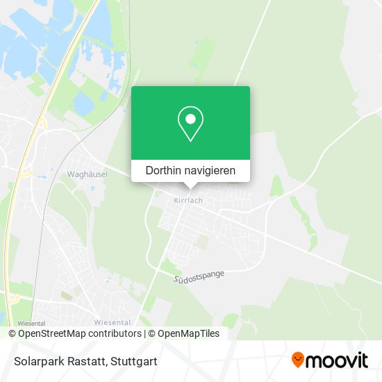 Solarpark Rastatt Karte