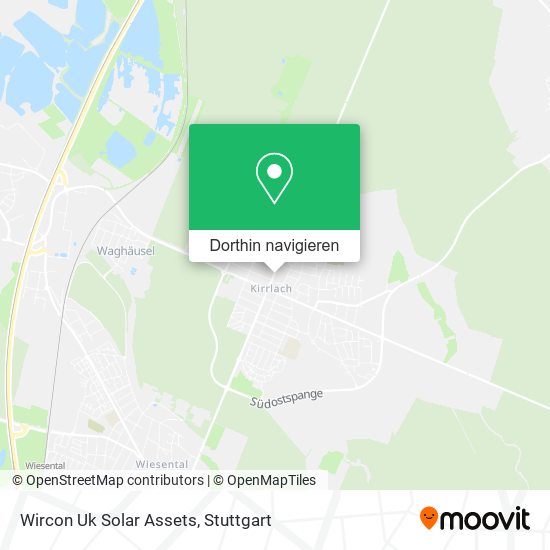 Wircon Uk Solar Assets Karte