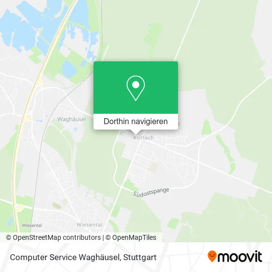 Computer Service Waghäusel Karte