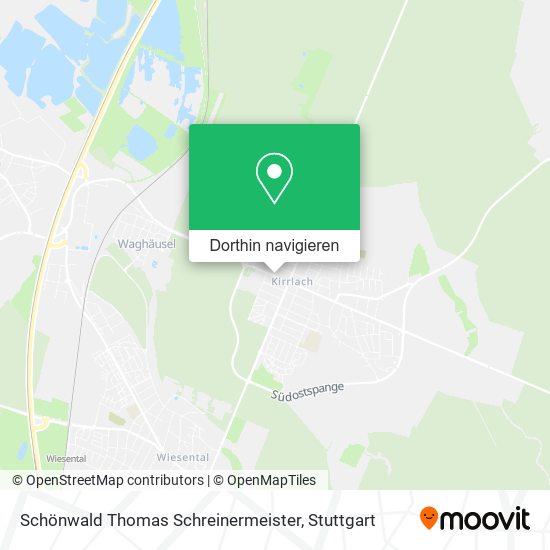 Schönwald Thomas Schreinermeister Karte