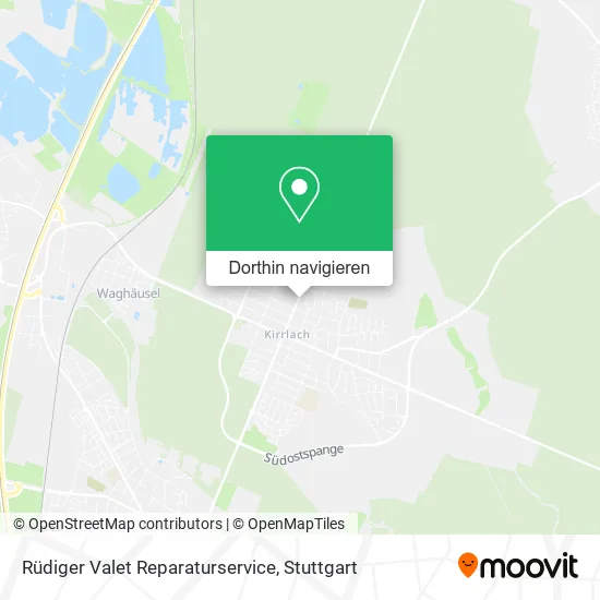 Rüdiger Valet Reparaturservice Karte