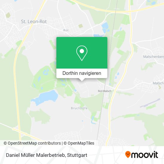 Daniel Müller Malerbetrieb Karte