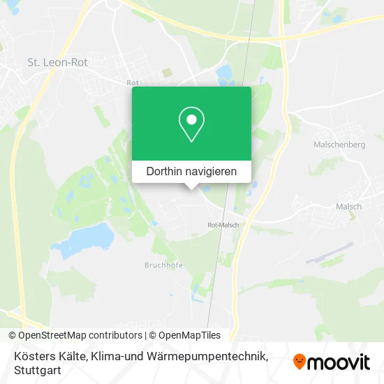 Kösters Kälte, Klima-und Wärmepumpentechnik Karte