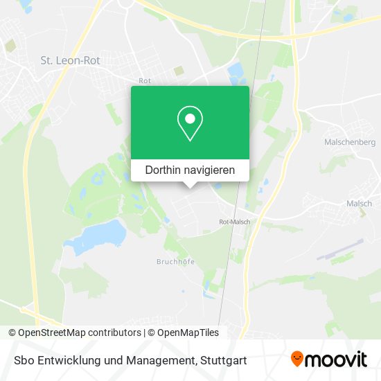 Sbo Entwicklung und Management Karte