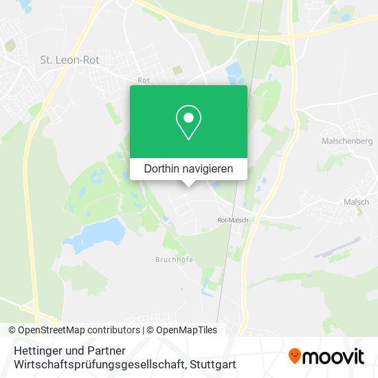Hettinger und Partner Wirtschaftsprüfungsgesellschaft Karte