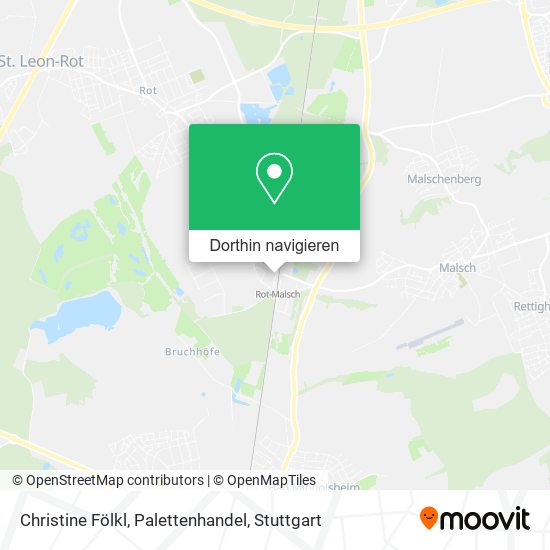 Christine Fölkl, Palettenhandel Karte