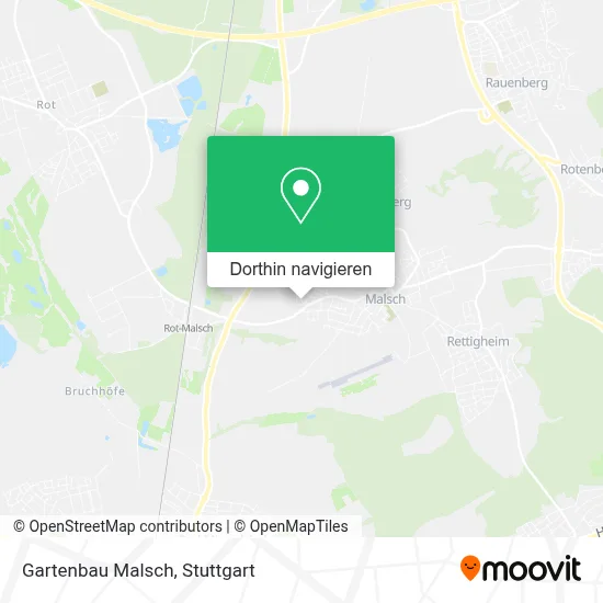 Gartenbau Malsch Karte