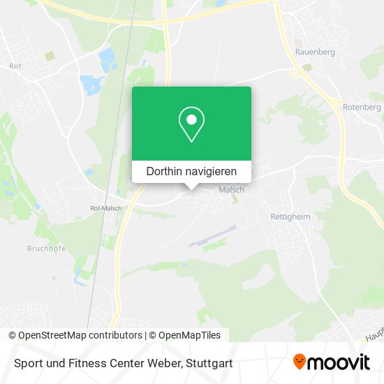 Sport und Fitness Center Weber Karte