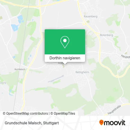 Grundschule Malsch Karte