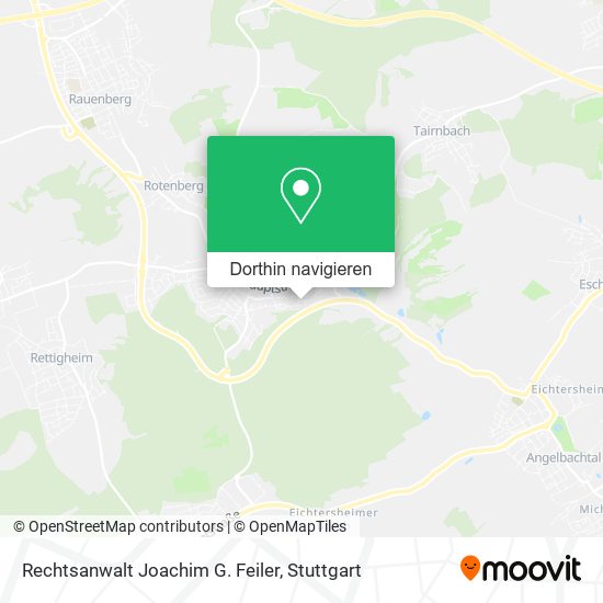 Rechtsanwalt Joachim G. Feiler Karte