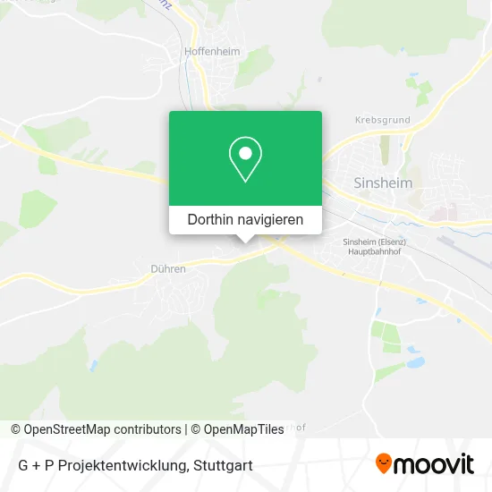 G + P Projektentwicklung Karte