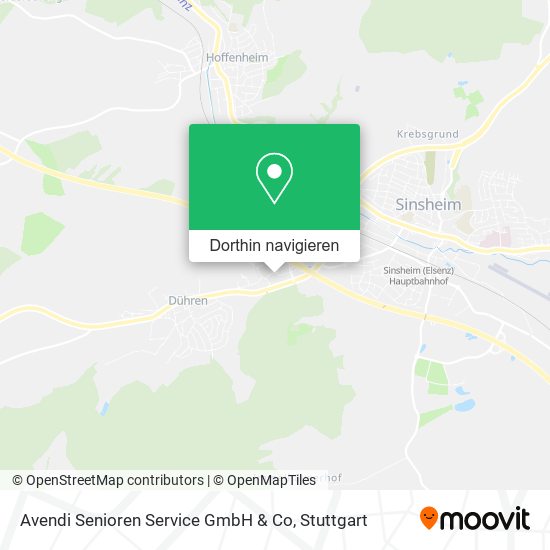 Avendi Senioren Service GmbH & Co Karte