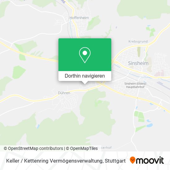 Keller / Kettenring Vermögensverwaltung Karte