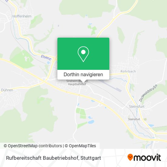 Rufbereitschaft Baubetriebshof Karte