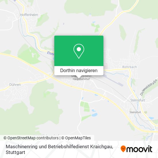 Maschinenring und Betriebshilfedienst Kraichgau Karte