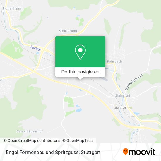 Engel Formenbau und Spritzguss Karte