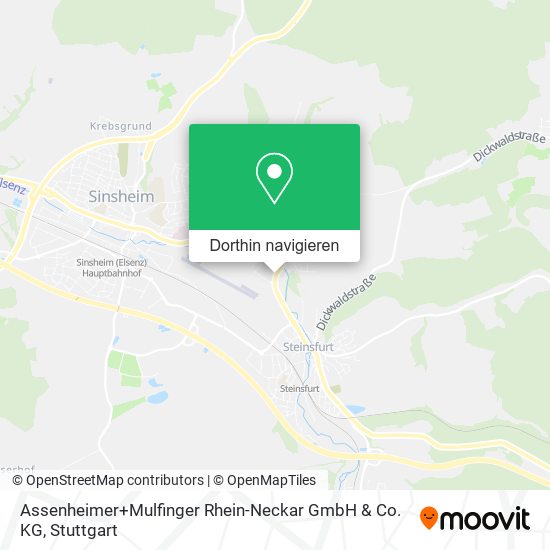 Assenheimer+Mulfinger Rhein-Neckar GmbH & Co. KG Karte
