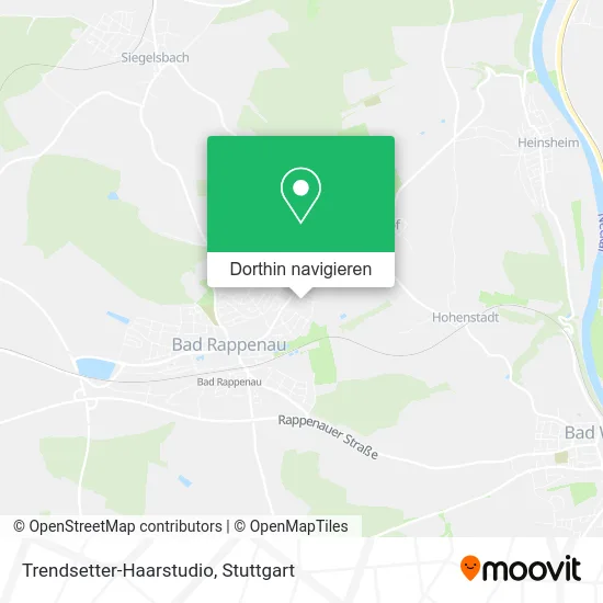 Trendsetter-Haarstudio Karte