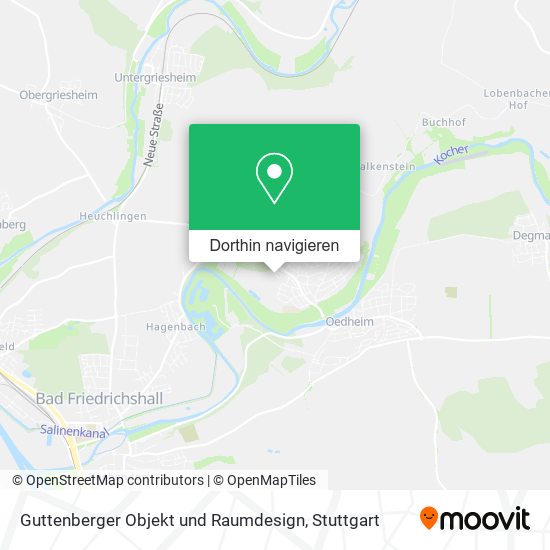 Guttenberger Objekt und Raumdesign Karte