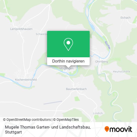 Mugele Thomas Garten- und Landschaftsbau Karte