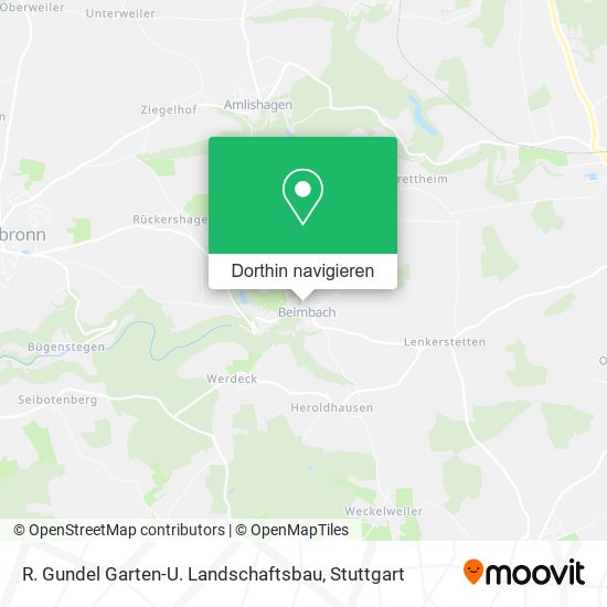 R. Gundel Garten-U. Landschaftsbau Karte