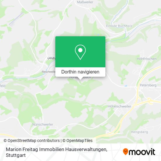 Marion Freitag Immobilien Hausverwaltungen Karte
