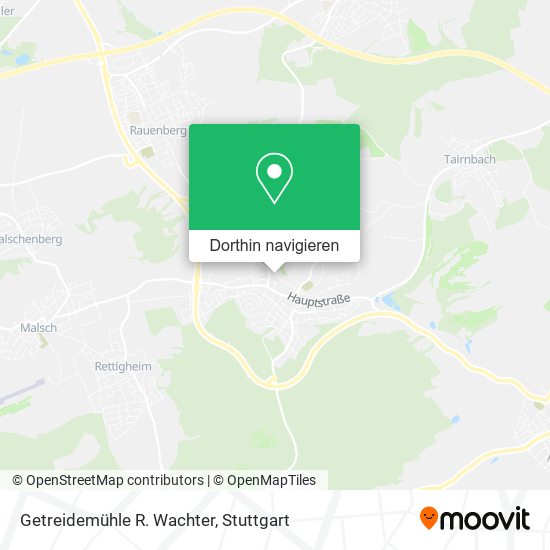 Getreidemühle R. Wachter Karte