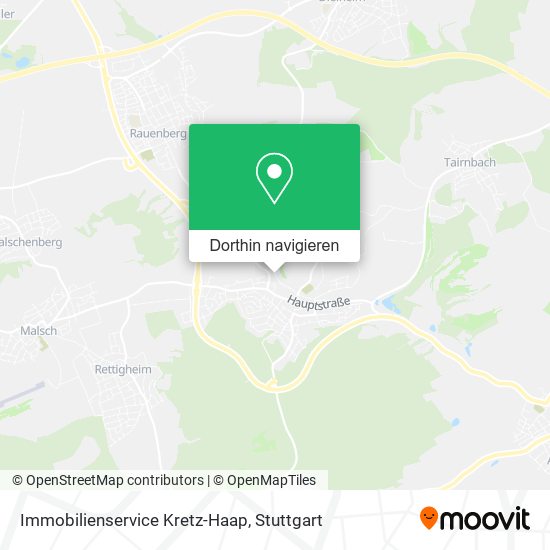 Immobilienservice Kretz-Haap Karte