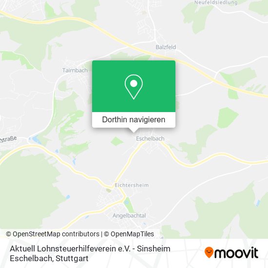 Aktuell Lohnsteuerhilfeverein e.V. - Sinsheim Eschelbach Karte