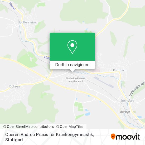 Queren Andrea Praxis für Krankengymnastik Karte