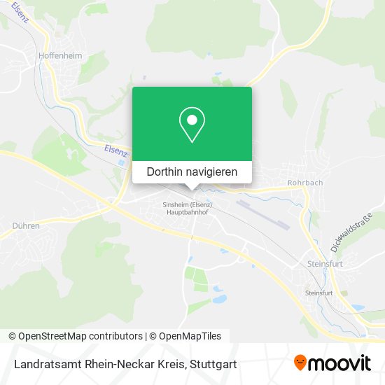Landratsamt Rhein-Neckar Kreis Karte