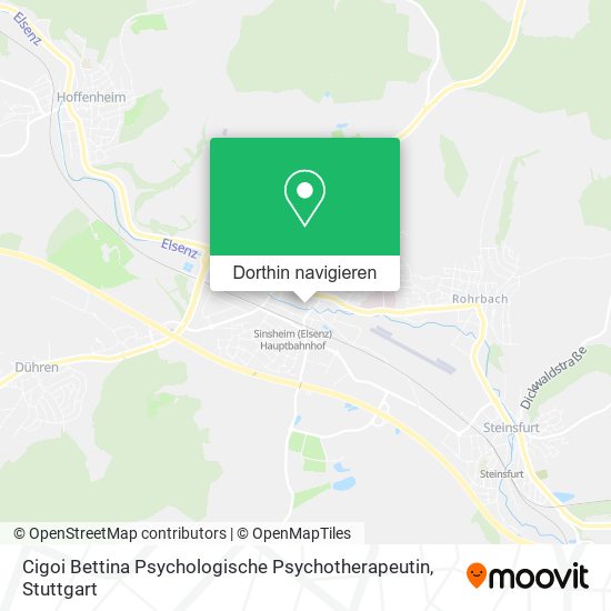 Cigoi Bettina Psychologische Psychotherapeutin Karte