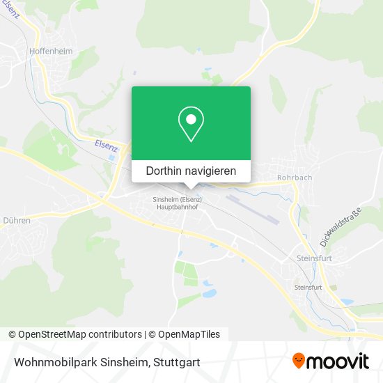 Wohnmobilpark Sinsheim Karte