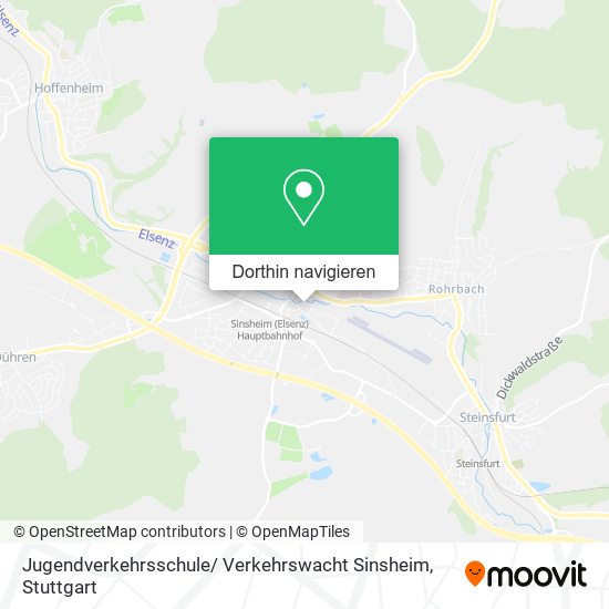Jugendverkehrsschule/ Verkehrswacht Sinsheim Karte