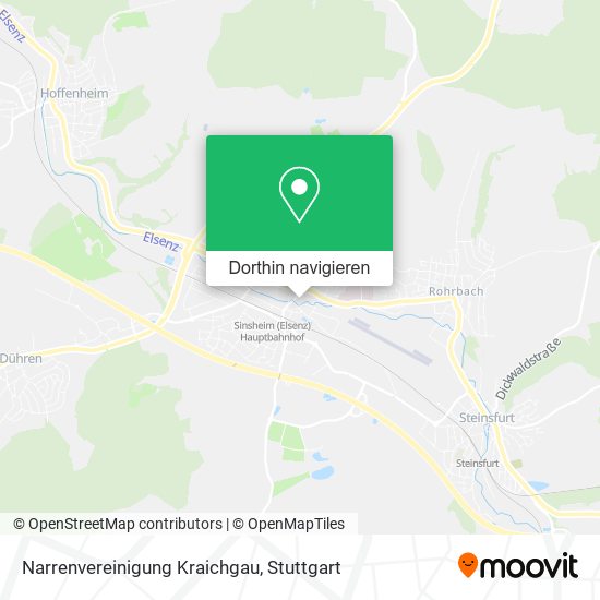 Narrenvereinigung Kraichgau Karte