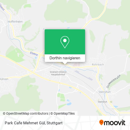 Park Cafe Mehmet Gül Karte