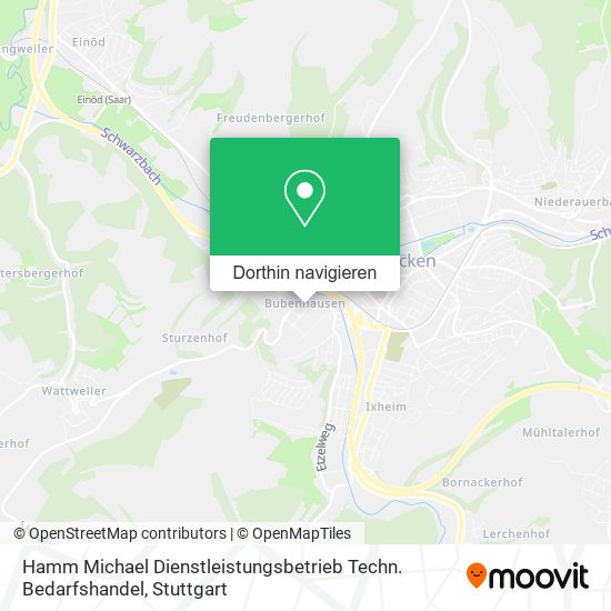 Hamm Michael Dienstleistungsbetrieb Techn. Bedarfshandel Karte