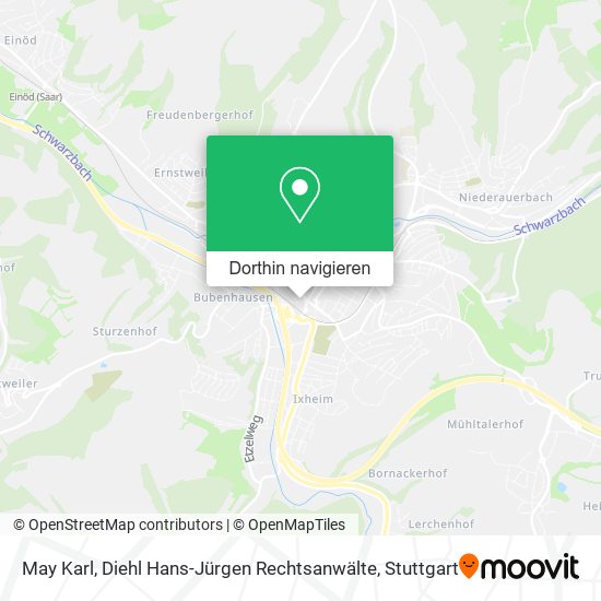 May Karl, Diehl Hans-Jürgen Rechtsanwälte Karte
