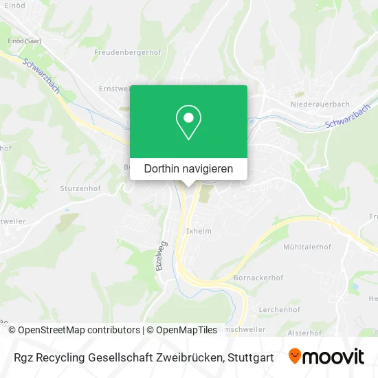 Rgz Recycling Gesellschaft Zweibrücken Karte