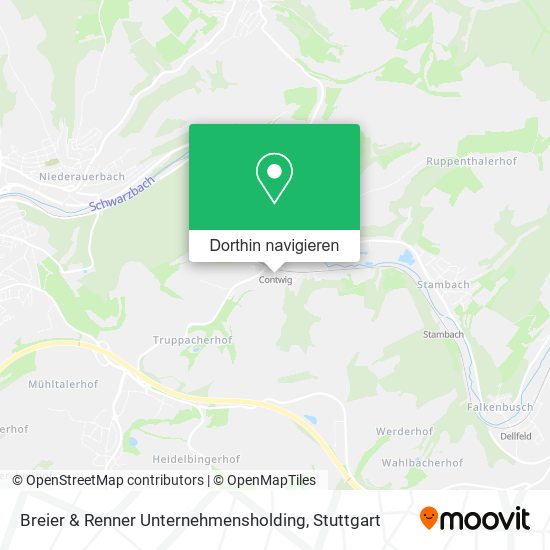 Breier & Renner Unternehmensholding Karte