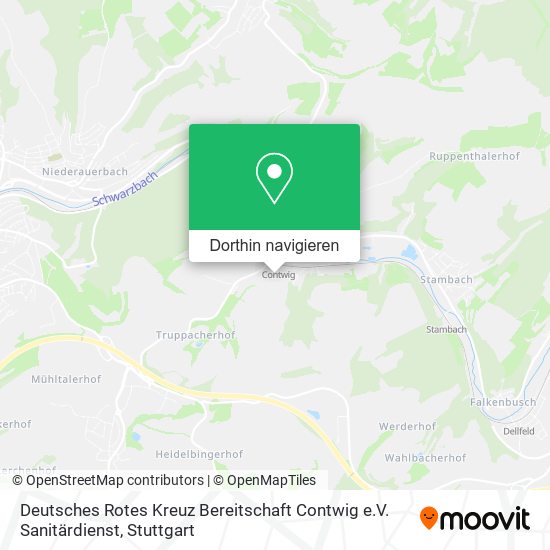 Deutsches Rotes Kreuz Bereitschaft Contwig e.V. Sanitärdienst Karte