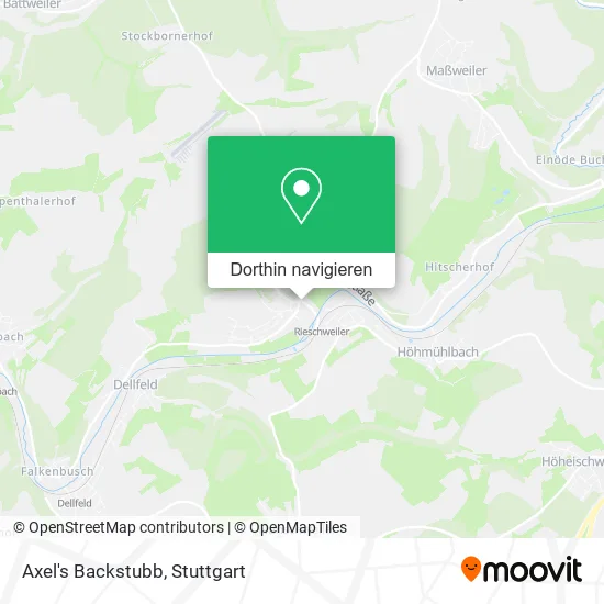 Axel's Backstubb Karte