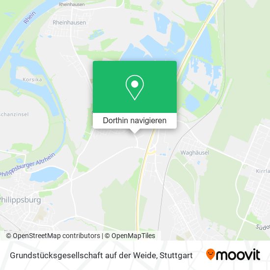 Grundstücksgesellschaft auf der Weide Karte